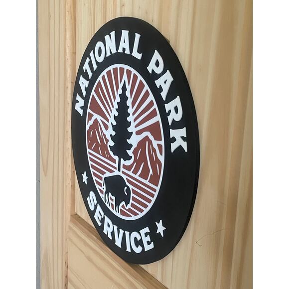National Park Service Buffalo Sign 3d print design - Picture 2 of 2